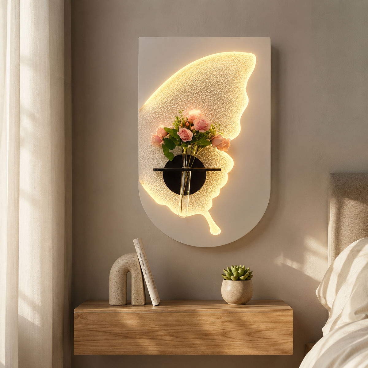 Butterfly Wall Vase